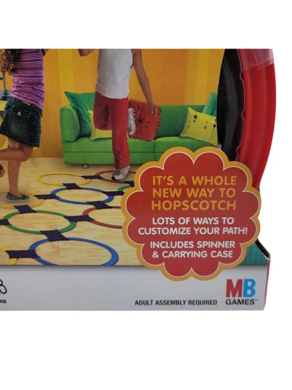 Hasbro Twister Hopscotch Game Active Indoor Sensory Homeschool 6+ Carry Case NEW